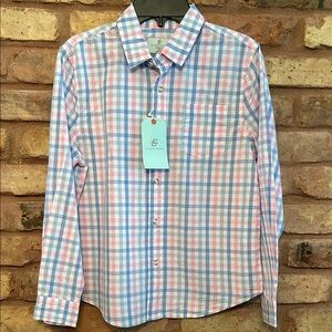 Class Club Pastel Plaid Button-Down Shirt